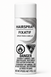 Vibrant White Hair Spray - 3 oz, Perfect for Team Spirit & Costumes